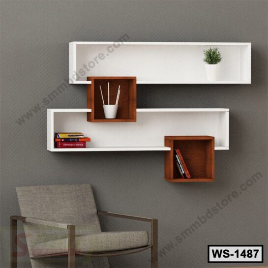 Modern Design Wall Mounted Floating Shelves Decorations (WS-1487)