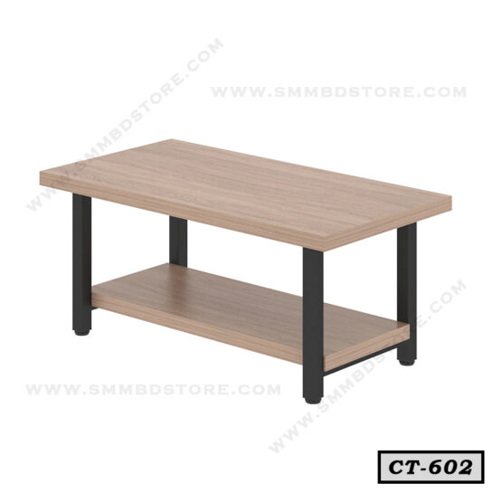 Simple Style Rectangular Double-Layer Tea Table CT-602