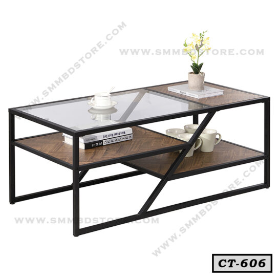 Modern Center Table With Storage Shelf Price CT-606