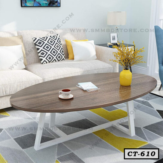 Round Shape Small Spaces Metal Coffee Table for Living Room CT-610