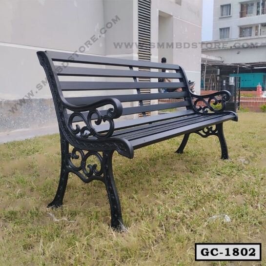 Cast Iron Garden Outdoor Seating Bench GC-1802