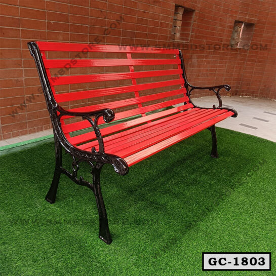 3 Seater Metal Bench, Garden Bench GC-1803