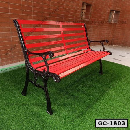 3 Seater Metal Bench, Garden Bench GC-1803