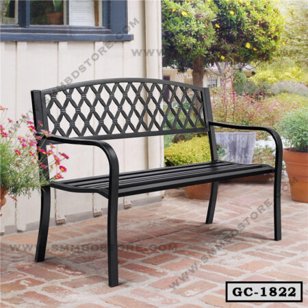 Outdoor Durable Metal Garden Bench GC-1822