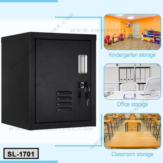 1 Door Metal Cabinet Organizer Office Storage Lockers SL-1701