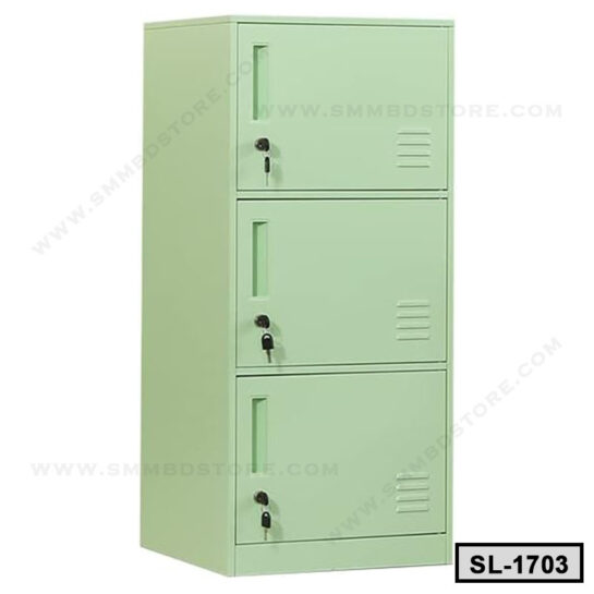 3 Door Metal Vertical Storage Locker for Home & Office SL-1703