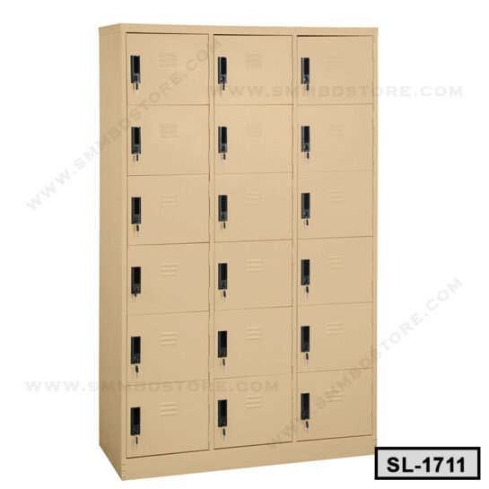 18 Door Steel Locker Design SL-1711