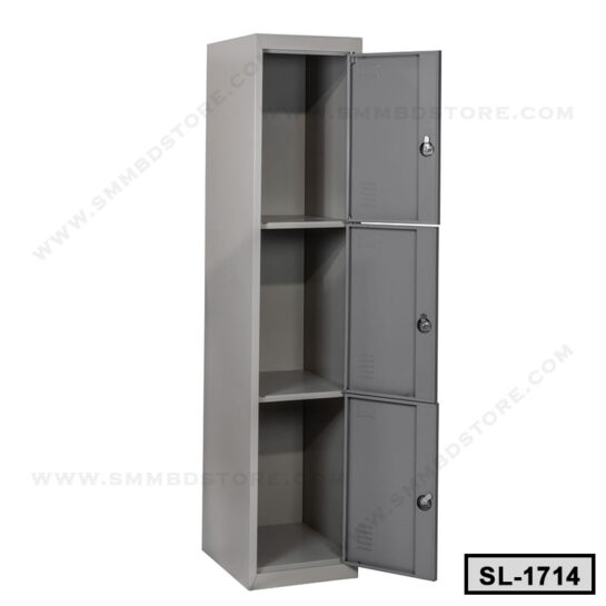 3 Door Metal Locker Cabinet SL-1714