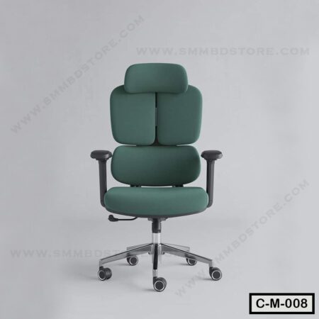 Ergonomic Comfortable Leather Office Chair | CM-008-Green